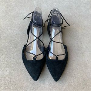 Calvin Klein Strappy Pointed Flats Size 7.5 🌸